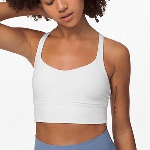 SOLD Lululemon Free To Be Bra Long Line White